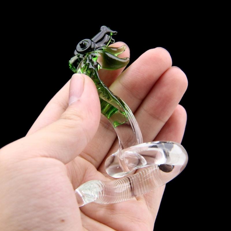 Exquisites Crystal King Snake Sculpture Snake Statue Enhancing Living Room or Office Aesthetic Appeal Home Decors