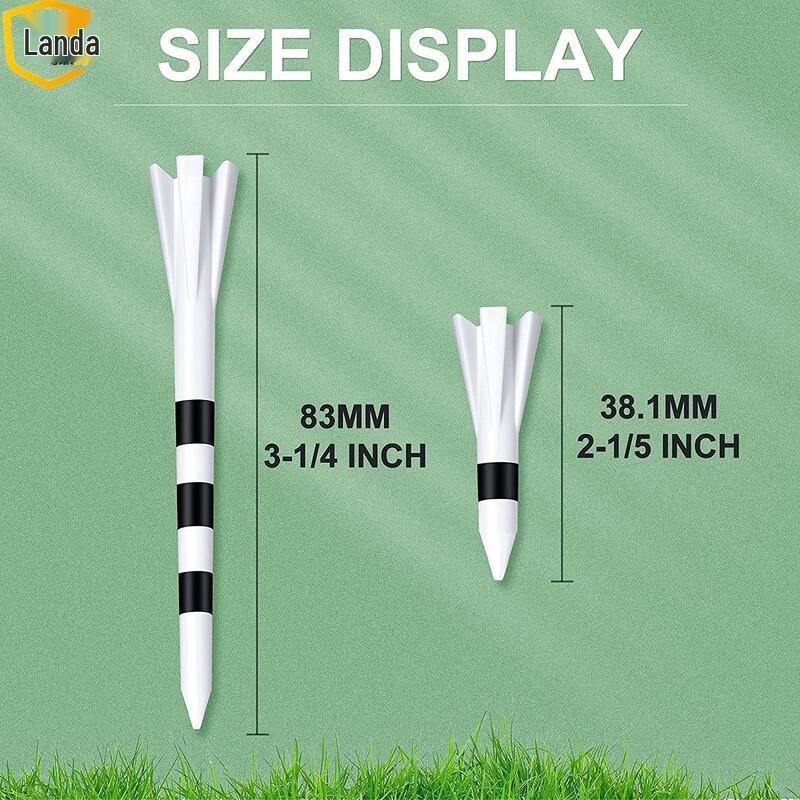 Landa Golf Five-Claw Plastic Golf Tees