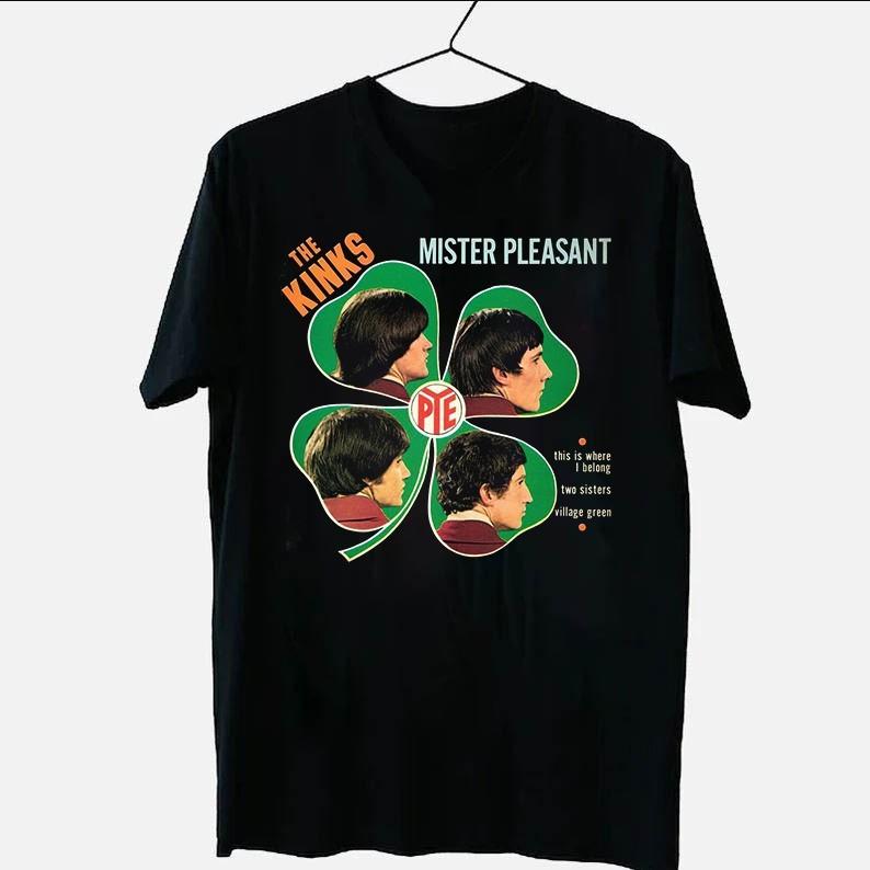 

The Kinks - Mister Pleasant Album Music Unisex T-Shirt All Size DM941 Unisex T-Shirt XXL
