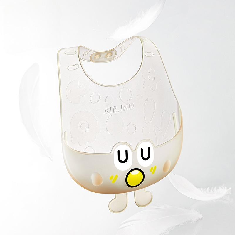 

Soft Silicone Waterproof Baby Bib, Leakproof & Stain-Resistant, Anti-Slobber for Toddler Meals, Easy to Clean & Portable ONE SIZE FITS MOST