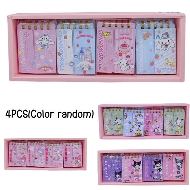 Niedliches Cartoon A7 Spiralnotizbuch für Studenten Tragbar und Überraschungs-Schreibwarengeschenk