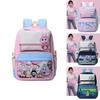 Cute And Lightweight Elementary School Backpack For Boys And Girls With Cartoon Characters