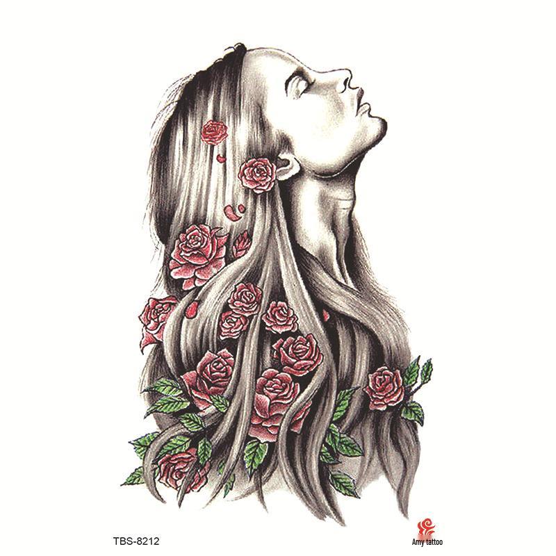 Wasserdichtes Ganzarm Totemsymbol Tattoo Aufkleber Set