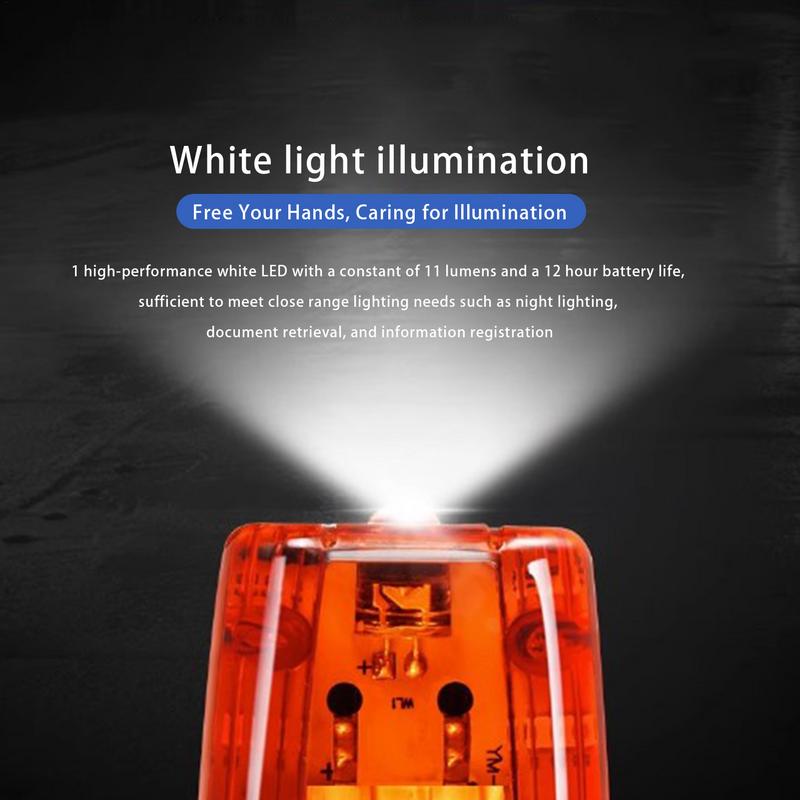 Red Blue Led Shoulder Warning Light with Clip USB Charging Night riding Running Safety Patrol Alarm Flash Signal Strobe Lamp