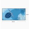 150*75cm Beach Towel Oversized Tropical Blue Microfiber Sand Free Beach Towel