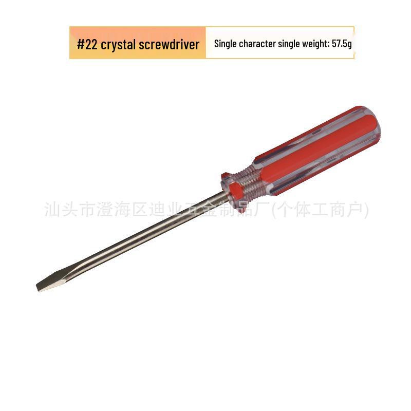 6mm Crystal Color Phillips Flathead Magnetic Screwdriver with Two-Color Strip