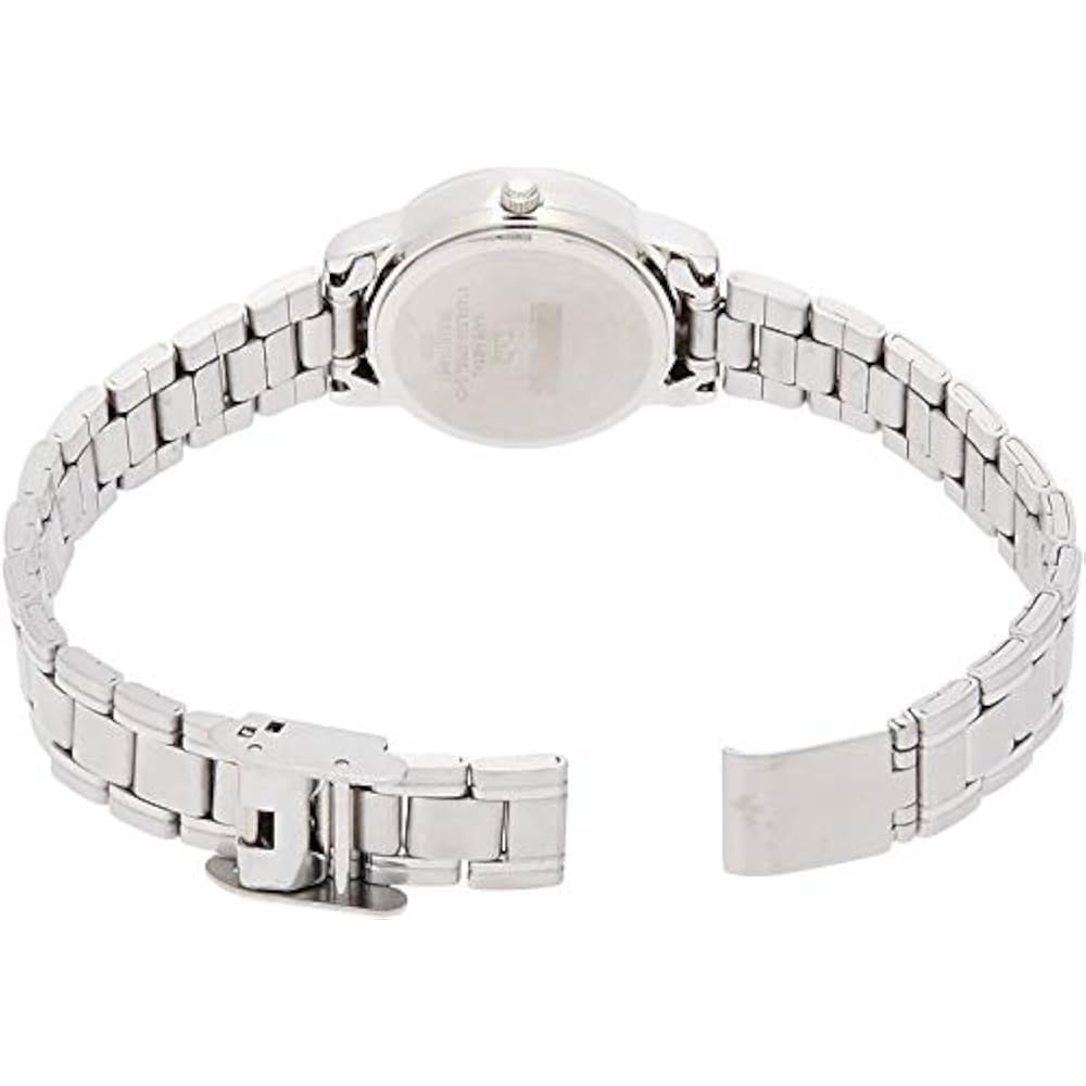 [Citizen Q&Q] Analog Waterproof Date Day Metal Band Watch A207-204 Women's White