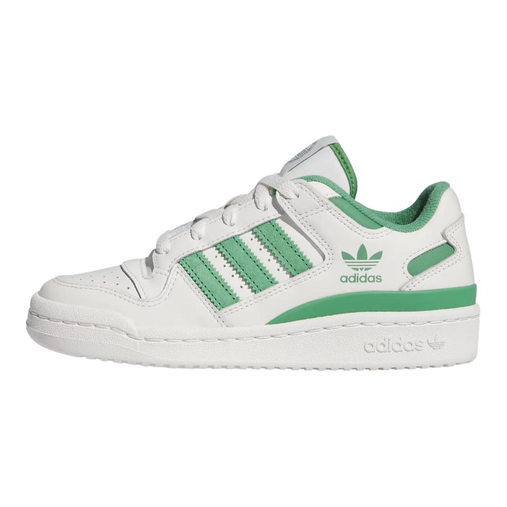 Adidas Forum Low CL J White Preloved Green Kids Sneakers Cloud-White ID8722
