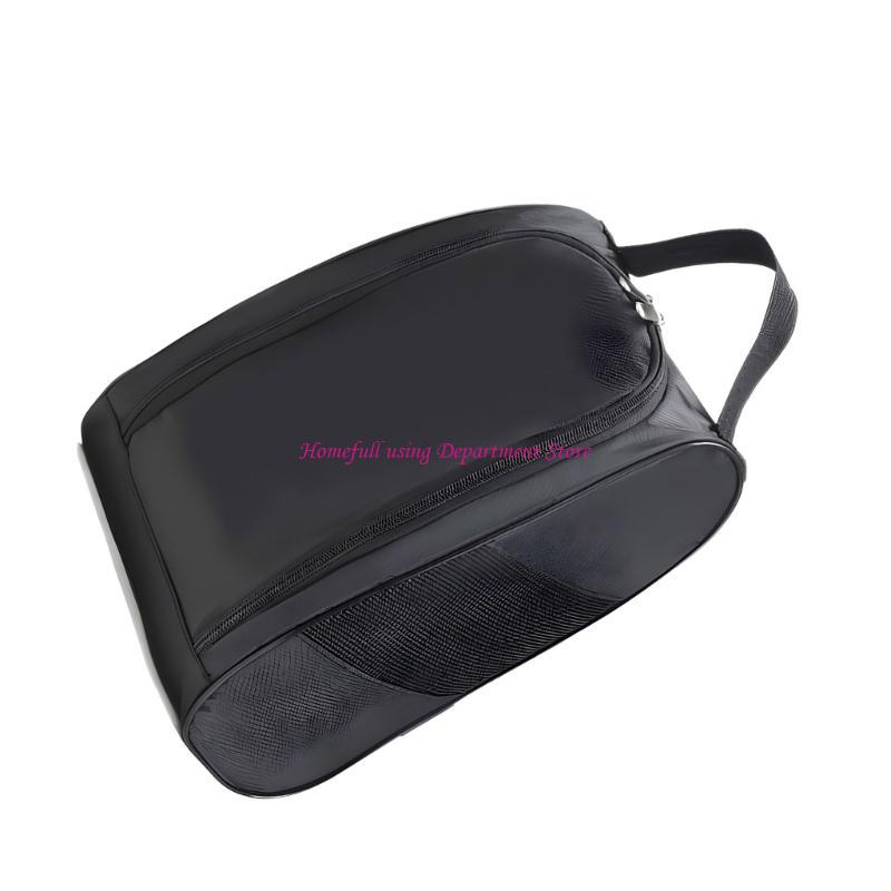 Waterproof Shoe Bag with Breathable Mesh for Golf and Football Shoes Boot for Travel and Home Organization