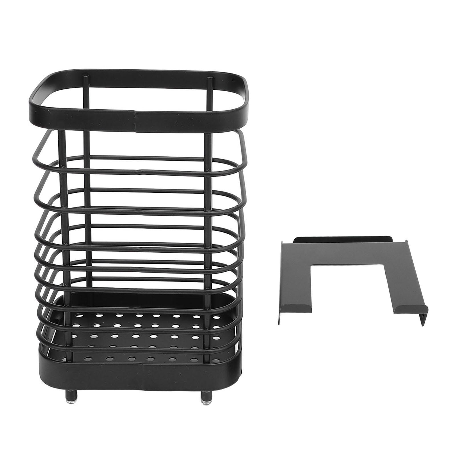 

Подвесная корзина для хранения палочек для еды из нержавеющей стали, боковая корзина для хранения для Snow Peak I Black