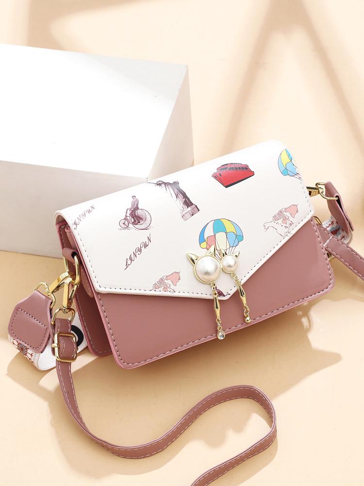 New women's bag exquisite small bag versatile fashion high sense shoulder bag messenger bag women's bag