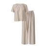 Ggpx New York Round Dart Neck Blouse And Pants Setup  Gq4st002f 