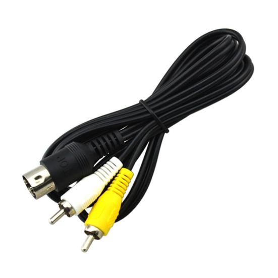 AV-kabel Nikkelbelagt kontakt Perfekt tilkobling Profesjonelle spill Audio Video AV-kabel for Sega Genesis 1