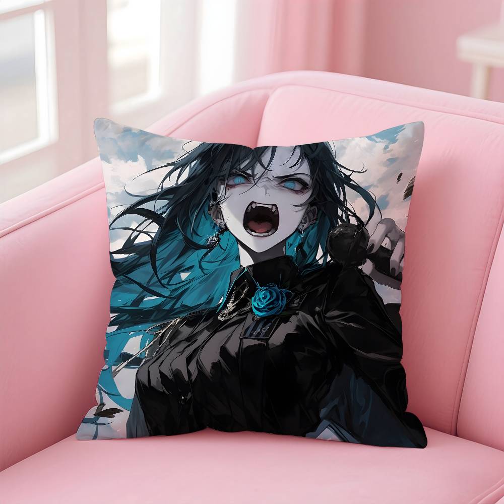 

Мультяшный певец A-ADOS Милая девочка Наволочка с принтом Наволочка для гостиной Диванная подушка Чехол и декор для спальни 12x12Inch