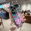 Anime Dandadan Phone Case For IPhone 17 Pro Max 15 Pro 16 14 Plus 12 13 Mini 11 Pro Shockproof Electroplated Glass Cover
