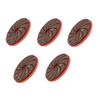 5 Pcs Angle Grinder Grinding Wheel 200 Grit M10 Spiral Interface 100 Angle Grinder Polishing Disc for Metal Stone