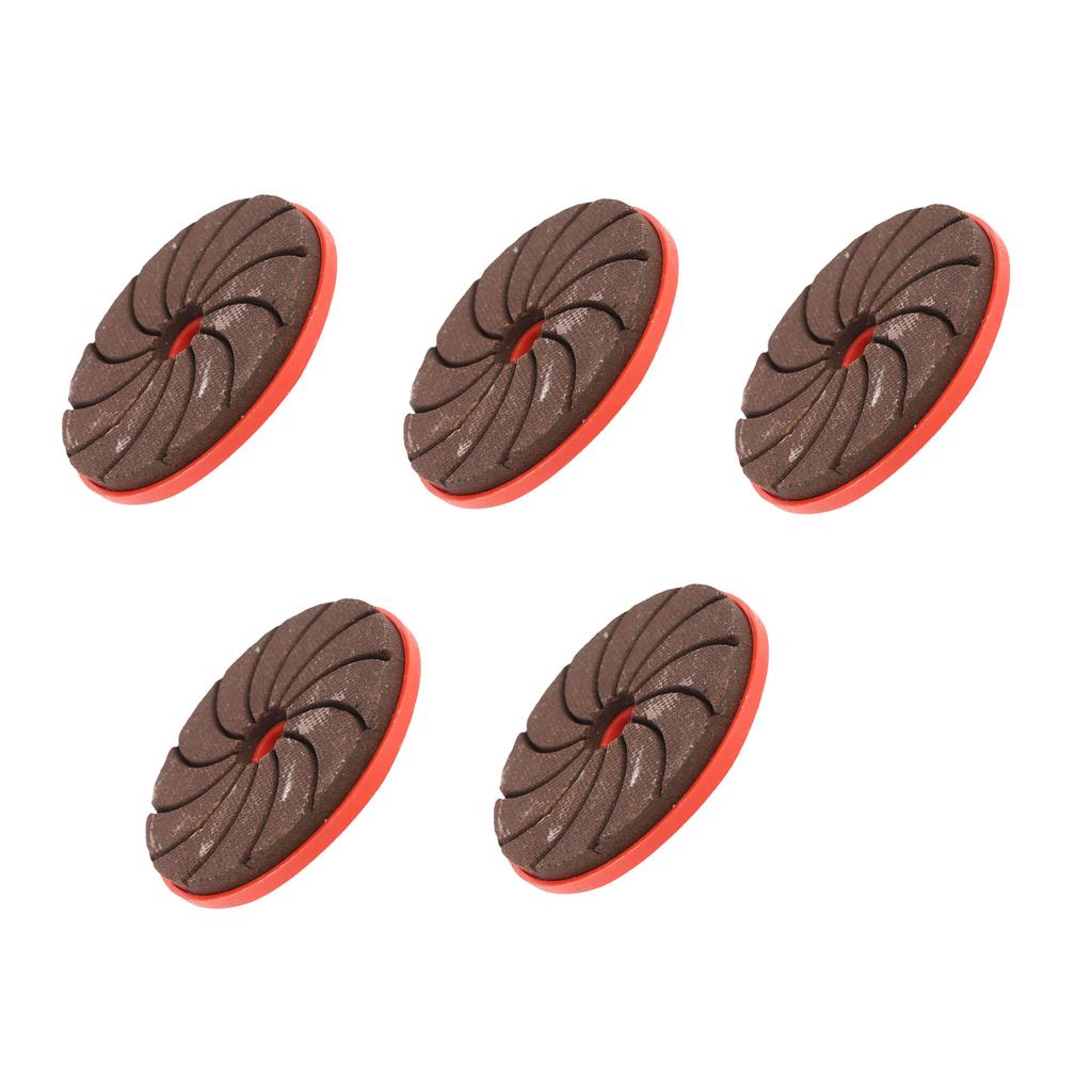5 Pcs Angle Grinder Grinding Wheel 200 Grit M10 Spiral Interface 100 Angle Grinder Polishing Disc for Metal Stone