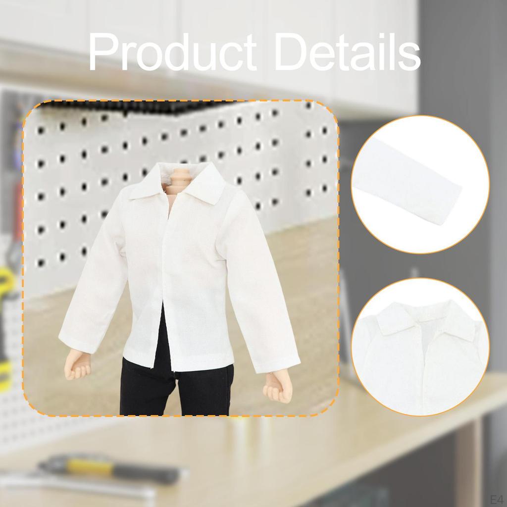 1/6 Action Figure Clothes Deck Trendy Shirt Men Miniature Clothing Doll for 12" Male