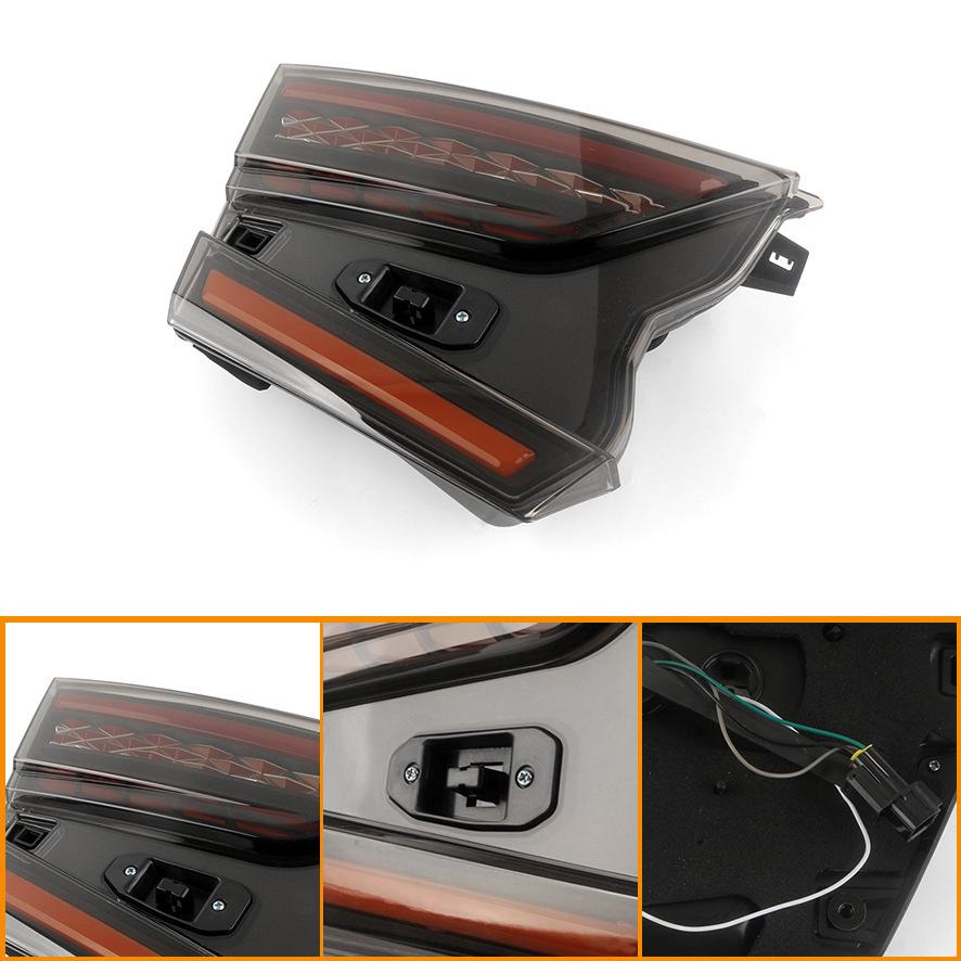Tenth Generation Accord 18-22 Modified LED Dragon Scale Taillight with Flowing Turn Signal