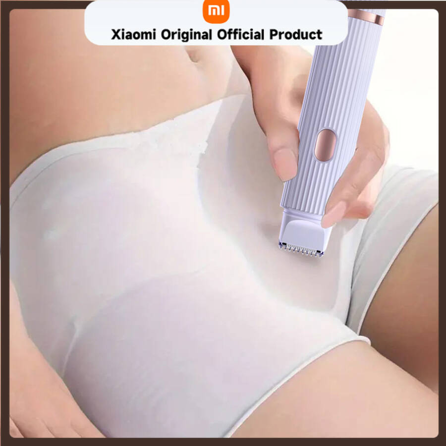 Xiaomi Electric Shaver, Portable Hair Removal Device, Rechargeable Electric Shaver, Painless 2-in-1 Dual Head Shaver