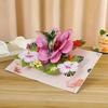 3D Exquisite Hummingbird Flower Greeting Card Holiday Wishes Birthday Parties Anniversary Celebration Cards Blessing MessageCard