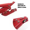 Hs-519 Cable Tie Gun Tensioning and Cutting Tool for Plastic Nylon Cable Tie Or Fasteners All Metal Casing 0.370 Inches  Width