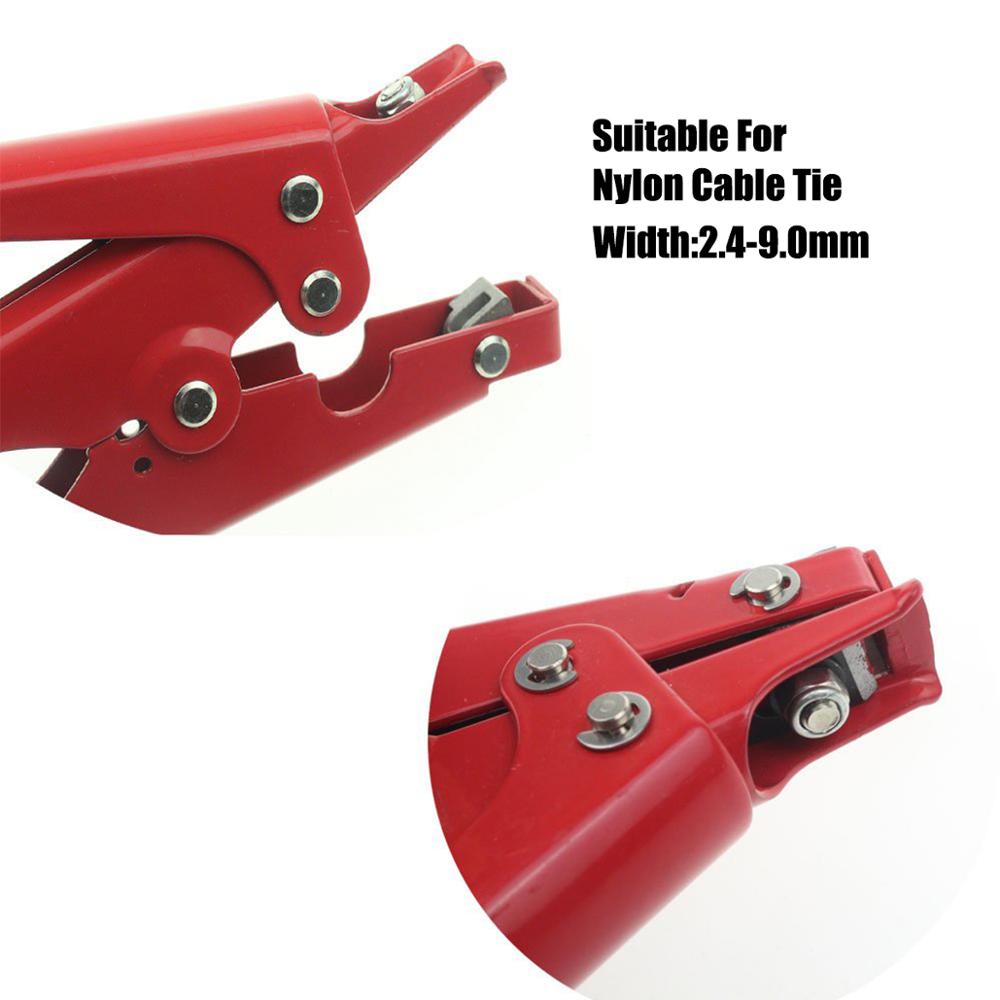 Hs-519 Cable Tie Gun Tensioning and Cutting Tool for Plastic Nylon Cable Tie Or Fasteners All Metal Casing 0.370 Inches  Width