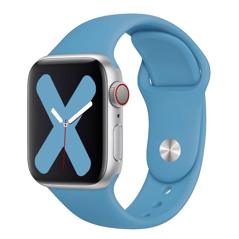 Strap For Apple Watch bands 44mm 45mm 40mm 41mm 42mm 46mm Sport Silicone correa smartwatch Bracelet iWatch Series 10 9 8 11 SE 3