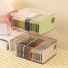 Dustproof Mobile Phone Case Storage Box with Cover and Drawer - Dormitory Organizer, Transparent Design