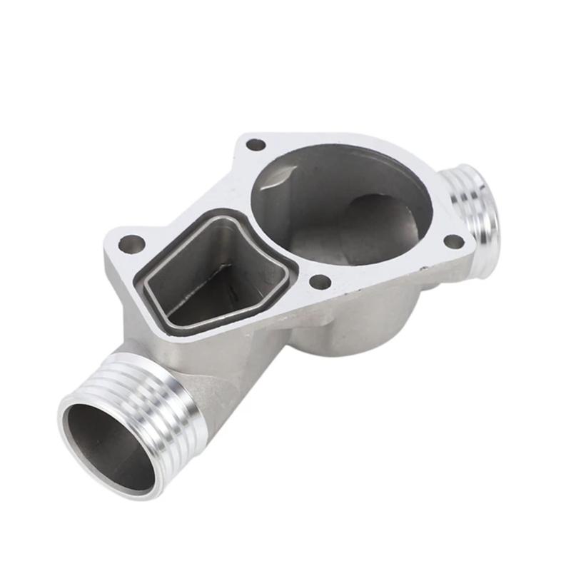 Aluminum Thermostat Housing Cover 11531722531 11531740437 055004N for E34 E36 323i Thermostat Cover with Gasket