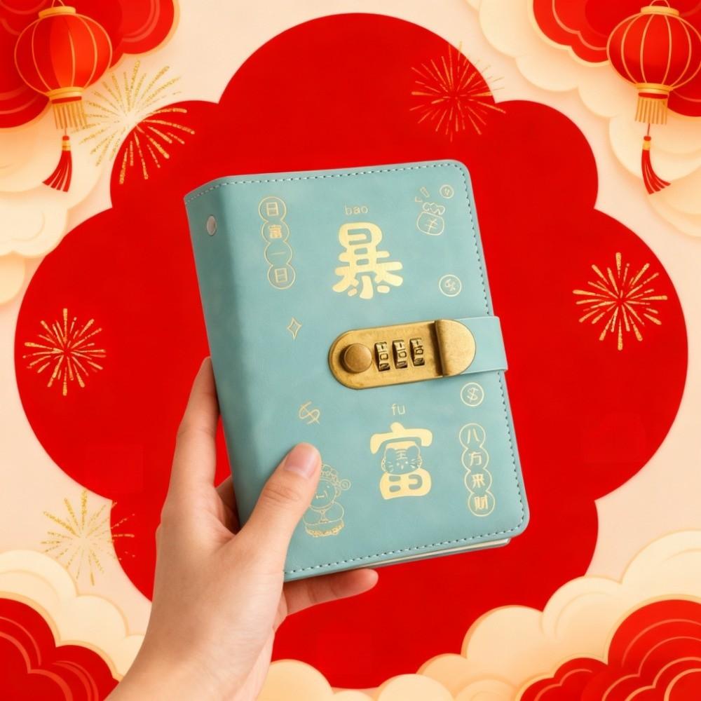 Livro de Economia de Dinheiro em Couro PU Impermeável Saco de Armazenamento de Dinheiro Razão Ferramenta Financeira