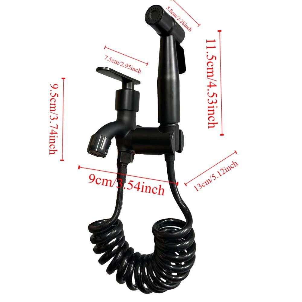 Adjustable Toilet Sprayer Heads High Pressure Baby Diaper Cleaner  Feminine Wash
