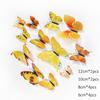 12Pcs Simulated Butterfly Stickers Art Creative Home Background Stereoscopic Decoration 3D Butterfly Wall Stickers