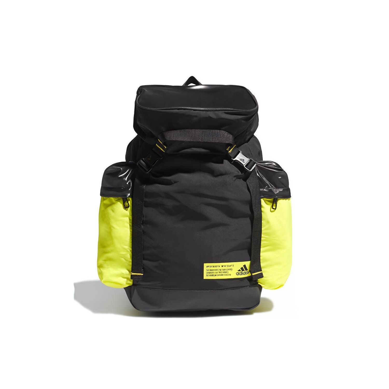 

Adidas W ID FLA BP Sports Drawstring Polyester Backpack Unisex Backpack Black Acid-Green Yellow GM4545 Black/Acid Green/Yellow