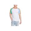 Adidas Originals Trefoil Enjoy Raglan Tee Striped Sports Short Sleeve T-Shirt Men Tops White IT8190