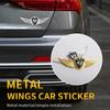 3D Metal Car Wings Emblem Sticker Logo Badge Decal for Jeep Renegade Wrangler JK Grand Cherokee Compass Patriot Auto Accessory