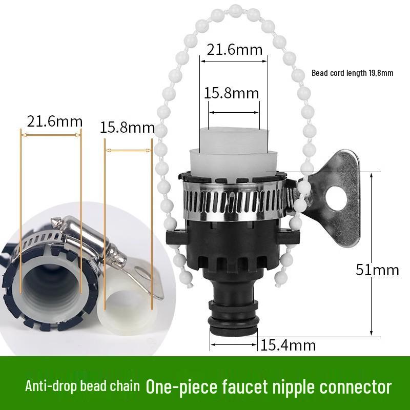 4-Punkt Schnellkupplungs-Gartenschlauch-Wasserverbinder und Düsenset