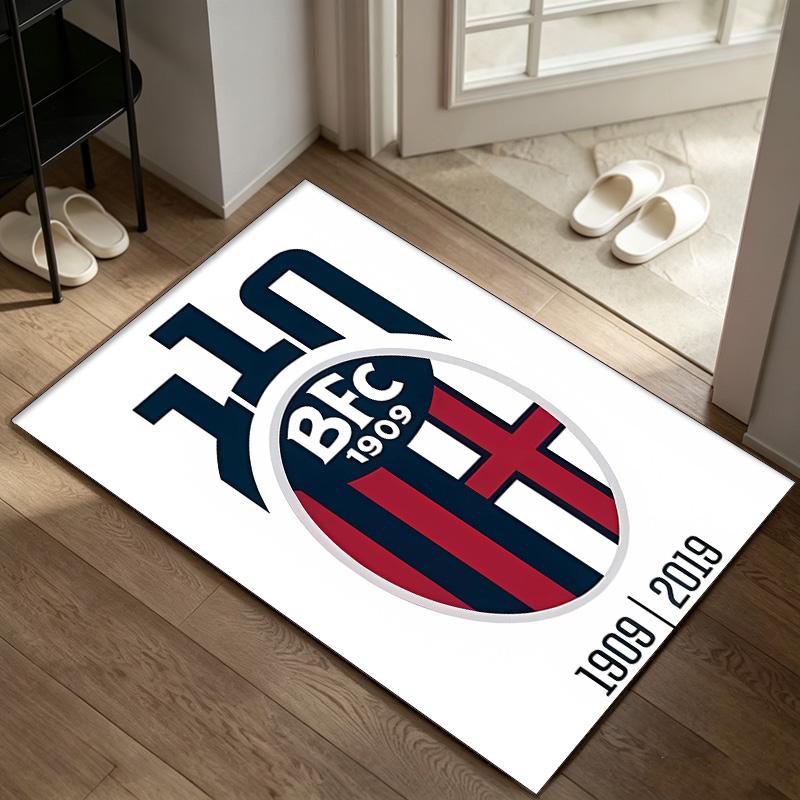 Bologna F.C. 1909 A A rug suitable for office chair areas living rooms and computer desks perfect for home offices and an ideal holiday gift