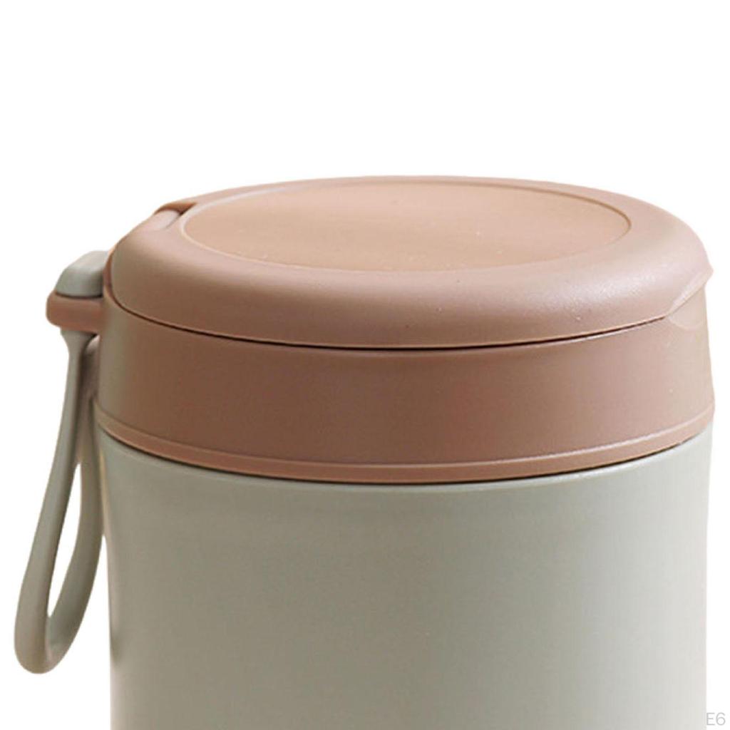 Food Jar for Soup with Folding Spoon And Lids, Ideal Lunch on The Go