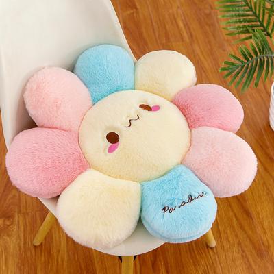 Flower Seat Cushion Small Sofa Home Tatami Chair Cushion Bay Window Cushion Bedroom Balcony Soft Plush Doll