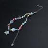 Colorful  Beaded Colored Heart Choker Necklace Adjustable Clavicle Chain for Women Girl Cute Handmade Boho- Jewelry