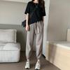 2024 Women's Loose-Fitting Slimming Casual Sports Pants: Cuffed, Eight-Point, Nine-Point Length