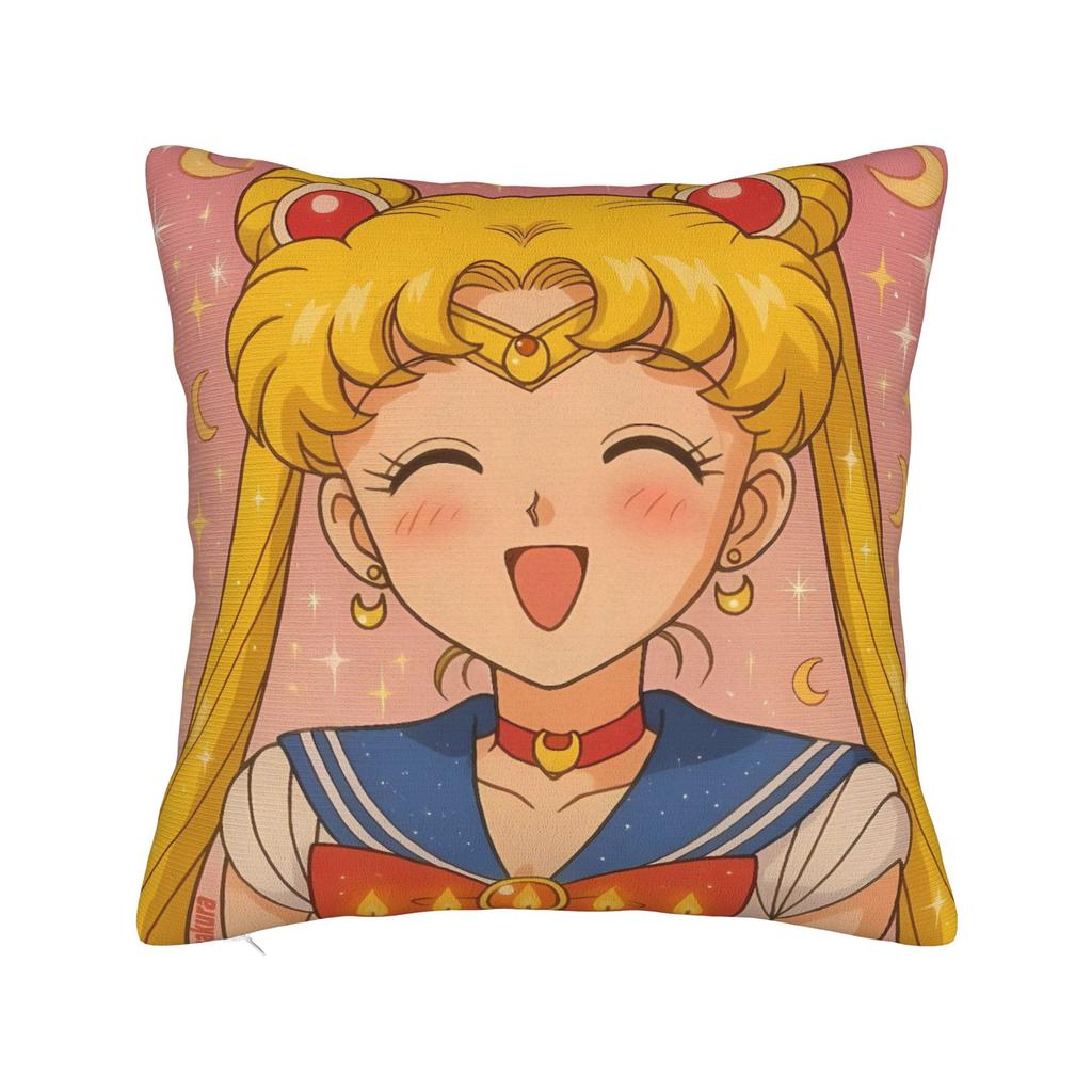 Sailor Moon Pillowcases Kawaii Pillow Case For Living Room Chair Design Pillow Cover