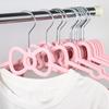 3 ks - Roztomilé věšáky s mašlí Šetří místo Plastové police na oblečení Vhodné pro skříně na oblečení Bundy a košile
