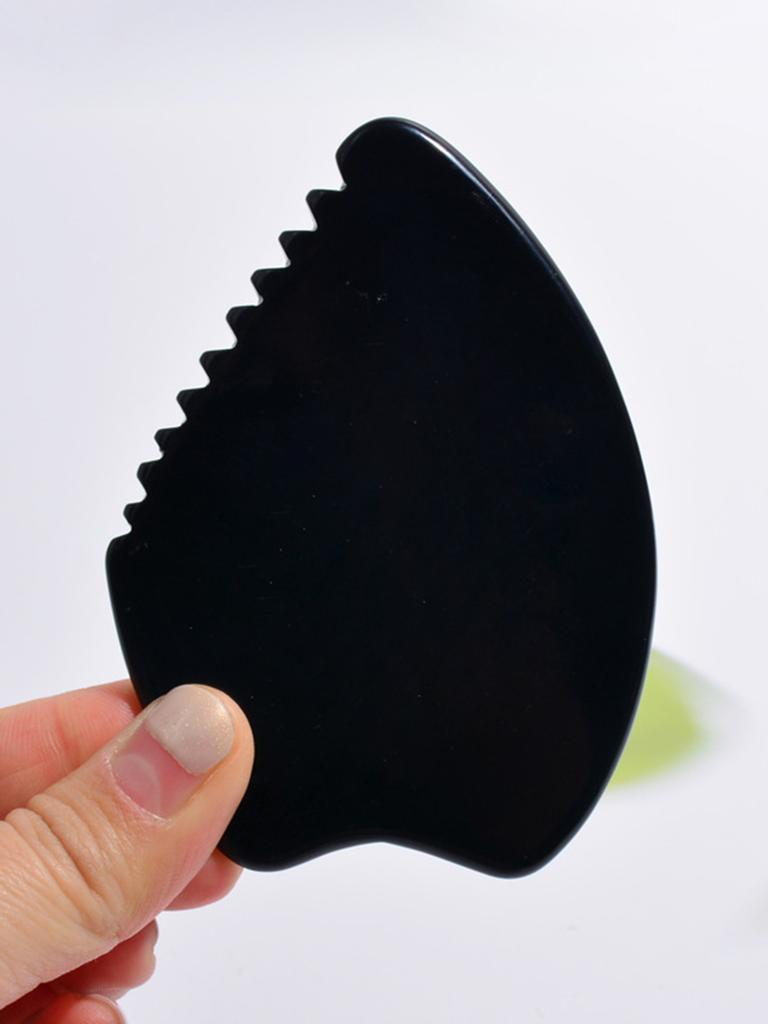 1 Pcs Black Quartz Wand Natural Black Crystal WandNatural Body Massage Stick Face Massager Bar Tools