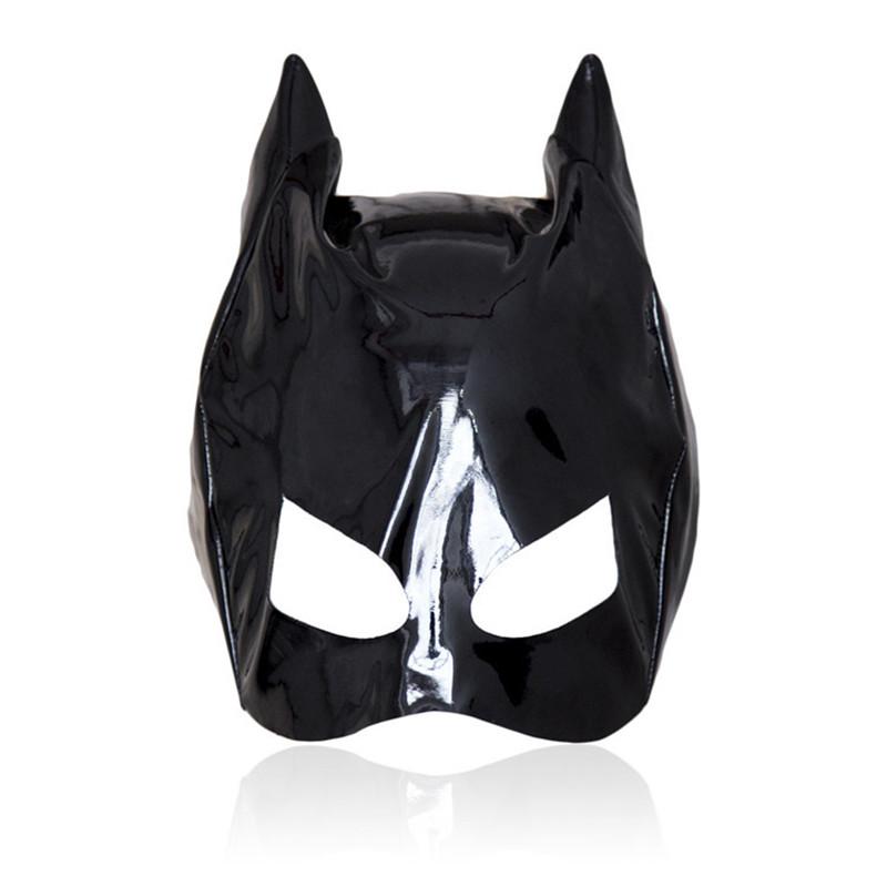 Sexy Mask Womens Tempting Half Face Headgear Cat Ears Masks Leather Face Mask Hood Catsuit Accessory Halloween Cosplay Props