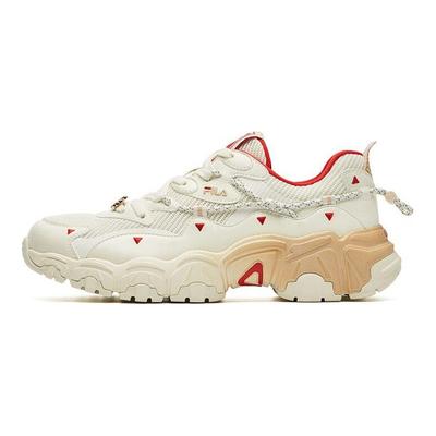 Cat Paw 2.0 520 Stoff Sport Bequem Stoßdämpfung Verschleißfest Low Top Dad Schuhe Damen Sneaker Off-White F12W124166FSW
