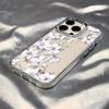 Pink Big Flower Phone Case For IPhone 17 Air 16 15 Pro 14 Plus 13 12 11 X Xr Xs Max 8 7 SE Soft Cover Case Funda 16 15 14 Plus