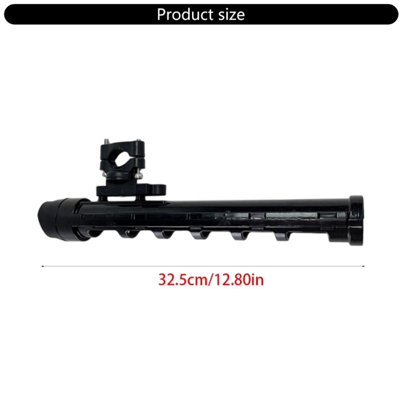 Ergonomic Motorcycle Fishing Rod Holder Fishing Poles Mount Bracket With 360 Degree Rotation For Outdoor Camping Travel
