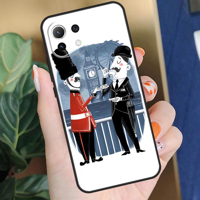 London Red Bus Big Ben Case For Xiaomi 17 Pro Max 14 15 Ultra 13T 14T 15T Pro POCO F8 F7 F5 F6 X5 X6 X7 Pro Coque